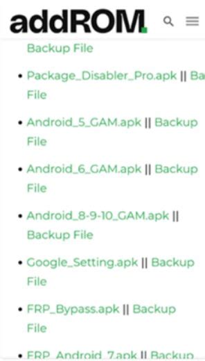 addrom bypass|How to Bypass FRP with AddROM APK (Android) .